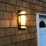 Exterior wall sconce - Concord, CA.